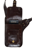 Penang Leather Crossbody Satchel Bag
