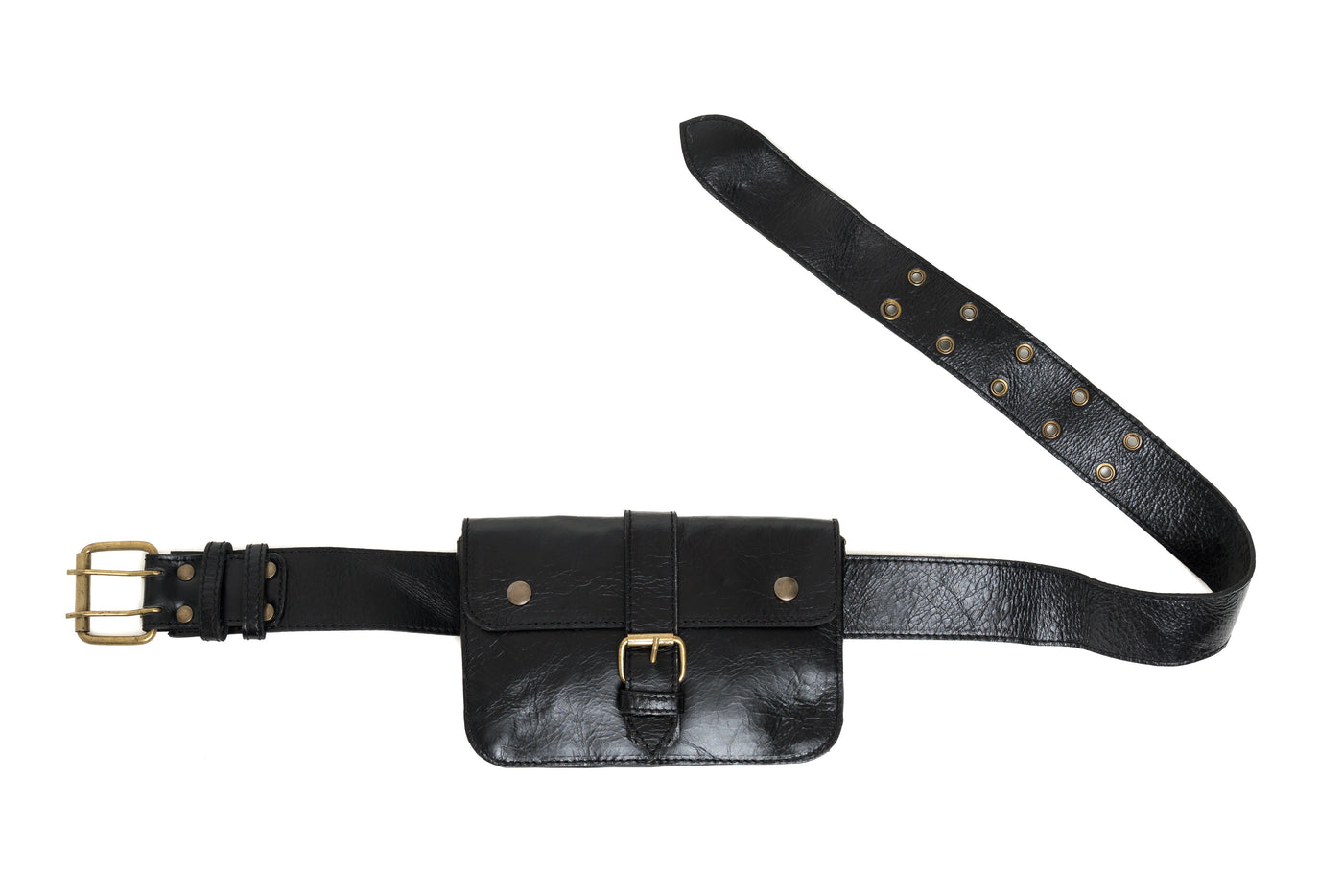 Amalfi Convertible Leather Belt Bag