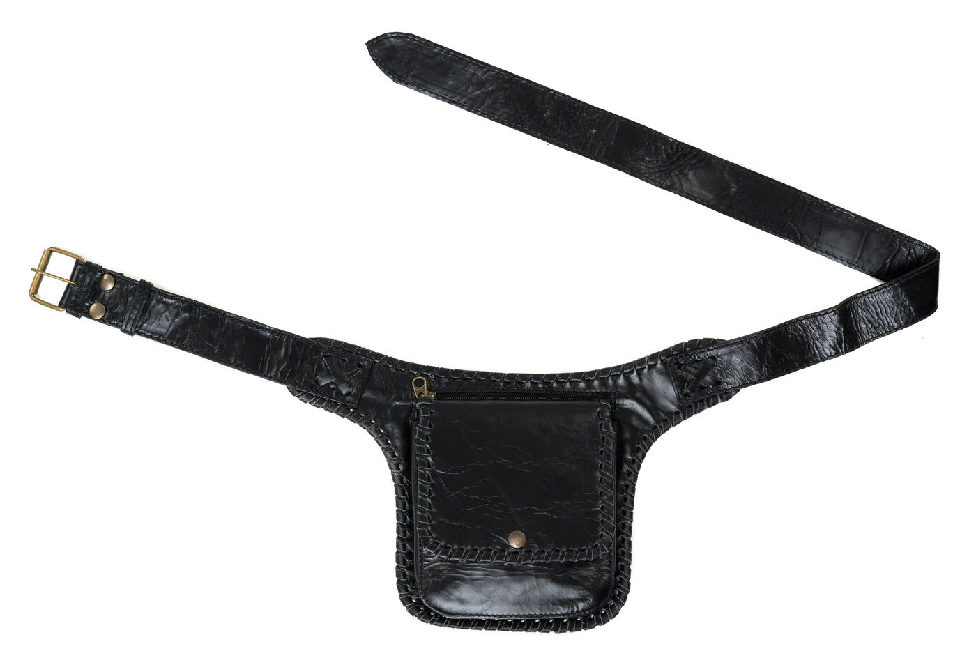 Ibiza Leather Hip Pocket Belt